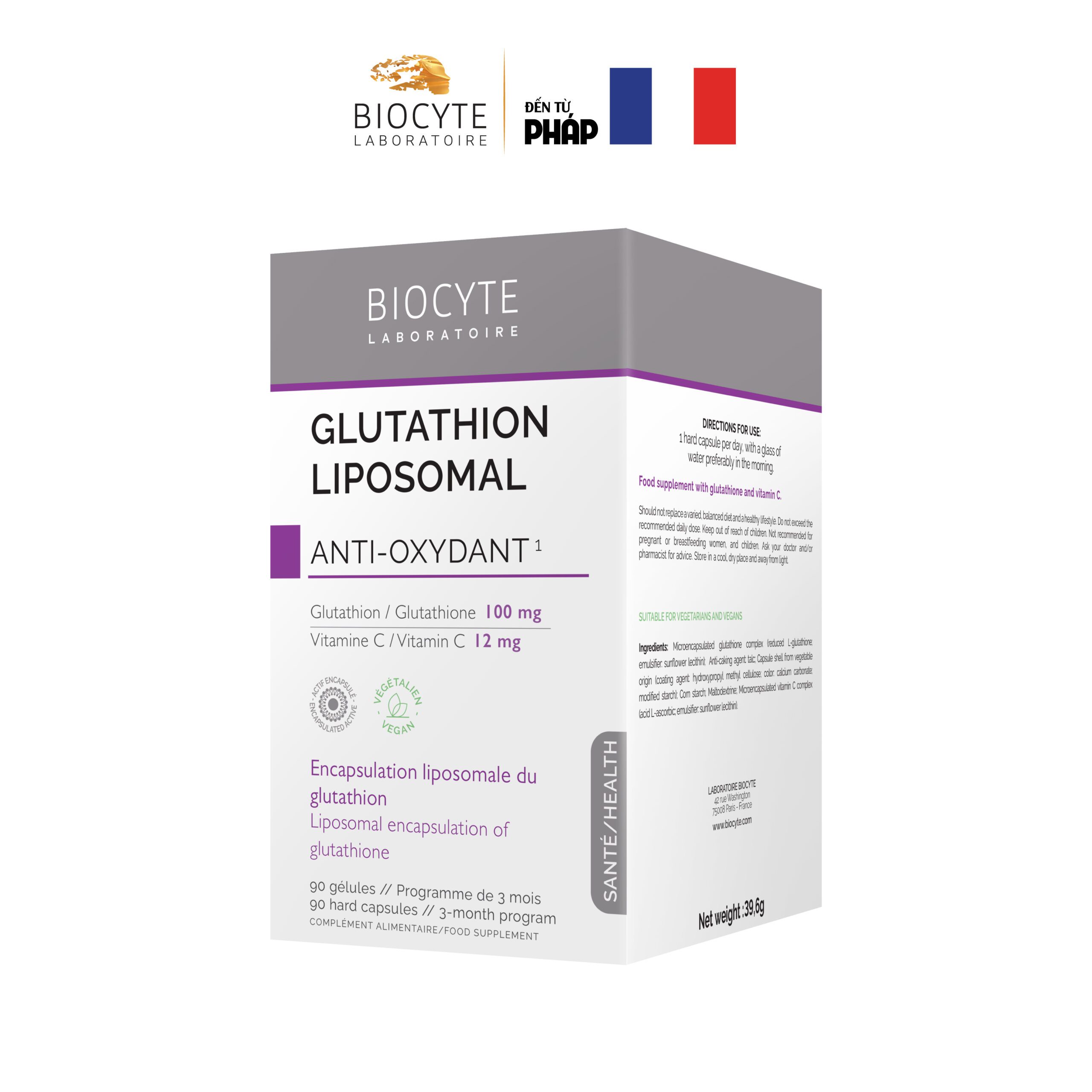 B19C – Thực phẩm bảo vệ sức khỏe Glutathion Liposomal – Glutathion Liposomal 18