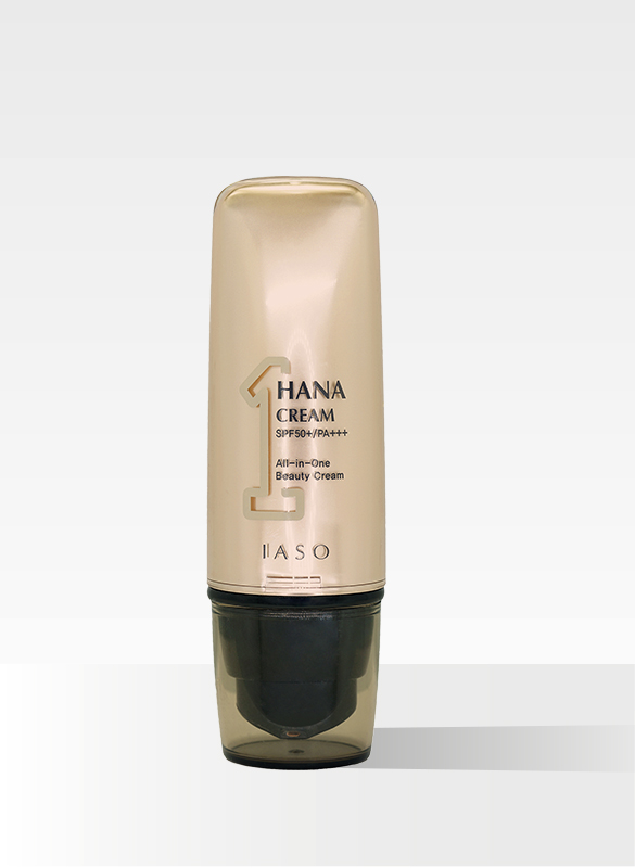 I76 – Kem trang điểm giúp dưỡng ẩm, sáng mịn và chống nắng cho da IASO HANA CREAM SPF50+/PA+++