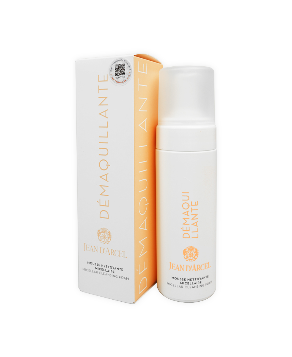 J227 – Sản phẩm tẩy trang giúp làm sạch da – JEAN D’ARCEL MICELLAR CLEANSING FOAM 3