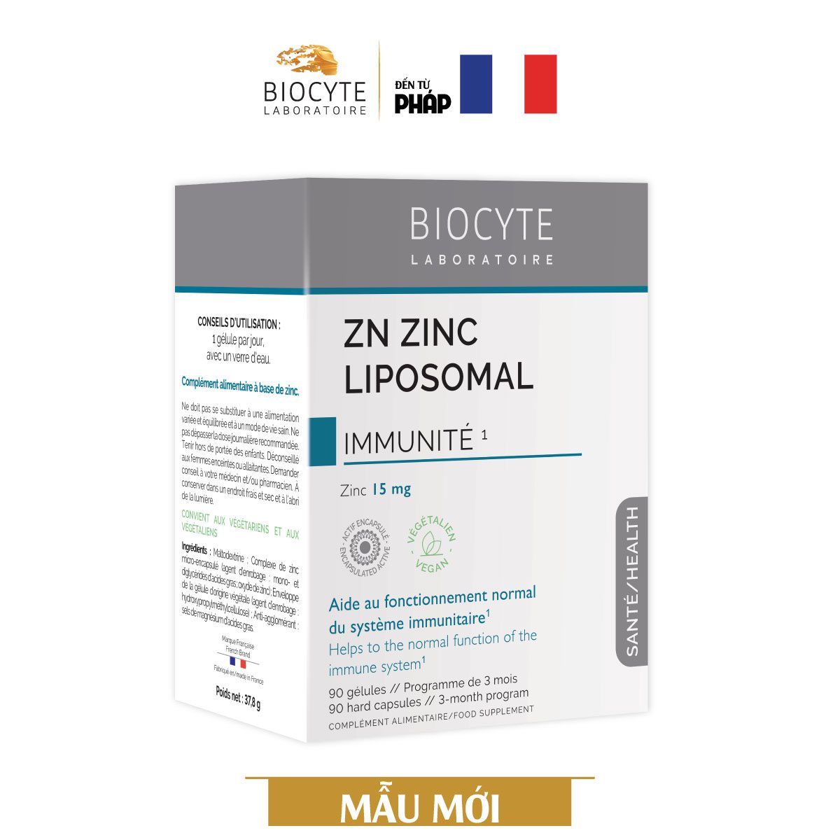 B18, B18C – Thực phẩm bảo vệ sức khỏe Zn Zinc Liposomal – Zn Zinc Liposomal 16